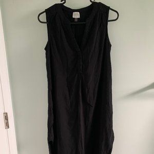 Black Sleeveless Maxi Dress